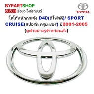 TOYOTA D4D Front Grille Logo (D4D)/SPORT CRUISE(SPORT Cruiser) All Models Year 2001-2005 (Code:d4d)