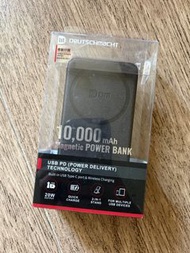 DEUTSCHMACHT 10000mAh 磁吸流動充電器無線充電器 MagSafe尿袋充電寶 Charger Power Bank