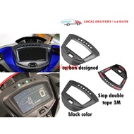 Meter Cover Carbon Y15ZR V1 V2 CARBON WATER TRANSFER YSUKU meter frame cover carbon y15 accessories v1 meter tinted