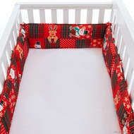 Sunsing+4pcs+Baby+Crib+Fence+Cotton+Pads+Soft+Cotton+Bed+Surround+Pad+สำหรับ+Toddlers+Boys+และ+Girls