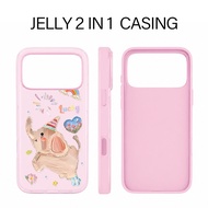 HP Cute Elephant [Case Senlin] 2 In 1 Casing Vivo Y500 Z11 T5 Z11X Y31d Y11d Y05 V70 Fe A31D Pro V60