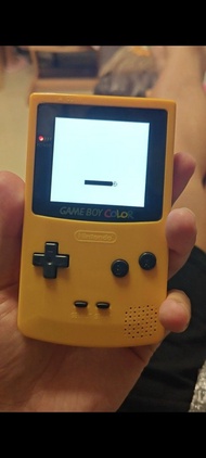 [GBC] 全新 IPS 高亮屏幕 任天堂 Nintendo Gameboy Color 黃色版