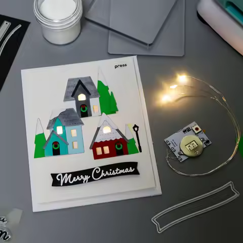 2/3/4Pcs/set Halo Lights Self-Adhesive Light-Up Units with Warm White Leds Easy Lights for Making Li