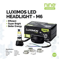 H6 LED AC DC HEADLIGHT SUPER BRIGHT 6-SIDED LED MOTORCYCLE HEADLIGHT LUXIMOS ORIGINAL