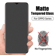 9H Matte Tempered Glass For OPPO A60 A5 Pro A3X A54 A74 A94 A96 A76 A55 A5s A7 A12e A3s A16 Reno 13F