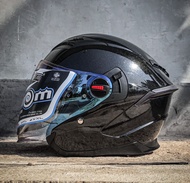 หมวกกันน็อค Random Air Force 1 BT หมวกทรง Open Face แว่น 2 ชั้น รองรับ BlueTooth ค่ายเดียวกับ INDEX