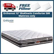 [FREE Pillow+FREE Delivery] Dunlopillo Orthorest 13" Inch BioKinetics Comforter 500 Relaxer Pocket Spring Mattress Only