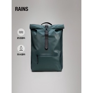 Rains Waterproof Fabric 13L Roll Top Backpack Computer School Bag Travel Commuter Men Women Rolltop/