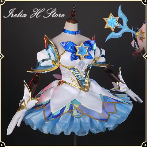 in stock Irelia H Store Game LOL Cosplays Star Guardian Oriana Cosplay Costume dress female Hallowee