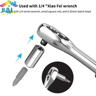 [H&L Dec] 4/8-Piece 1/4" Square Drive To 1/4" Hex Socket Bits Converter Screwdriver Bit Adapter Bit 