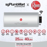 Rheem 25L / 40L EHG Slim Smart ✶WIFI✶ Classic Electric Storage Water Heater (EHG Slim WIFI-25 / EHG Slim WIFI-40L)