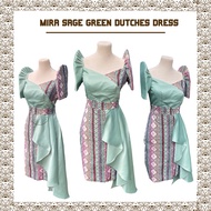 MIRA SAGE GREEN DUTCHES DRESS