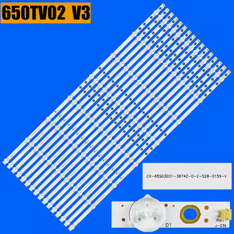 LED Backlight Strip for Sony 65 Inch TV KDL-65W855C Kdl-65w859c 650TV02 V3 T650HVF05.1 T650HVF05 KDL
