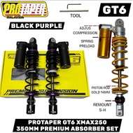 XMAX250 / XMAX300 / XMAX V1-V3 PROTAPER GT 6 / GT6 SERIES PREMIUM ADJUSTABLE REAR MONOSHOCK ABSORBER