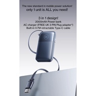 Remax CP-17 65W PD65W 3 in 1 laptop notebook 20000mAh CCC 3C Power Bank + UK AC Charger + 0.7m Retra