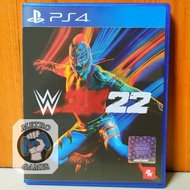PS4 WWE 2K22 Cassette WWE2K22 Playstation PS 4 5 Smackdown 2022 W2 WW 20 2K W2K22 Playstation Ps 4 5