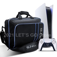 PS5 Carrying Case Travel Protective Shoulder Storage Bag for Playstation 5 Console Disc/Digital Edition &amp; Controller Accessories