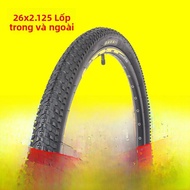 Lốp Xe Đạp Leo Núi Dày 26x2.125 Lốp Trong Và Ngoài Lốp Xe Đạp Đế Bằng Lốp Xe Đạp Đế Bằng 26 Inch Phụ