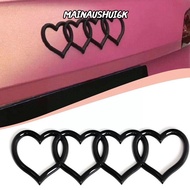 MAINAUSHUI6K Trunk Tail Label Badge, Heart-shaped ABS Plastics Love Heart Logo Rear, Emblem Decal Ca