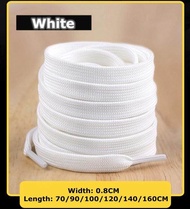 [A Like] 1 Đôi Dây Giày Dẹt Dây Giày AF1 Màu Trắng Đen Phụ Kiện Thể Thao Thường Ngày Dây Giày Polyes