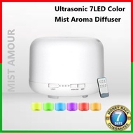Free 10ml Essential Oil Ultrasonic 7 LED Mist Aroma Diffuser Humidifier 500ML Christmas gift