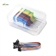 Complete Set for Electrical Testing: 10PCS SDK08 Test Clips with Jumper Cable, Ultra Small Clip 2A T