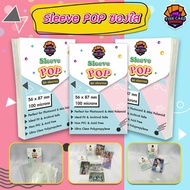 Sleeve POP Clear Envelope For Artist Cards Card Holder Size 56x87 Mm. Pack Of 50 Envelopes Fit Model