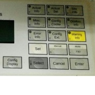 AGILENT Operation Panel M14-111-KE1-001 (Rear)