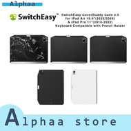 SwitchEasy CoverBuddy Case For iPad Air 10.9"(2022/2020) &amp; iPad Pro 11"(2018-2022)