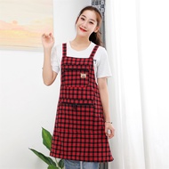 Fashionable Chiffon Cotton Apron H-barrier Apron Cooking Apron Kitchen Apron Waterproof Oil Resistan