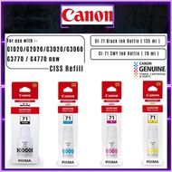 Canon GI-71 GI71 71 Ink Bottle for Printer G1020 / G2020 / G3020 / G3060 / G3770 / G4770 / G4780