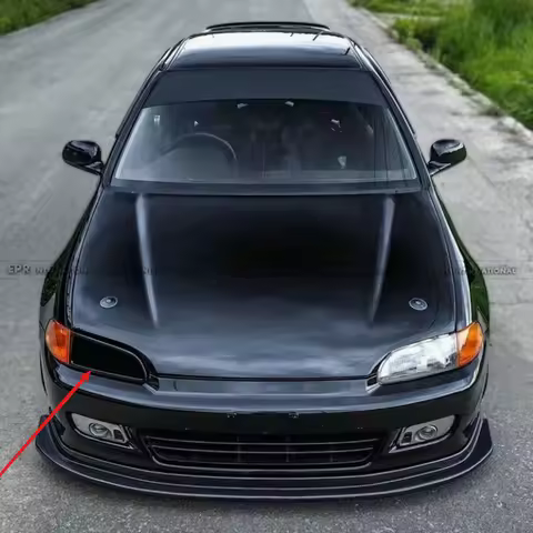 Suitable For Honda Civic EG 92-95, Carbon Fiber EPA Headlight Intake Trend Headlight Replacement