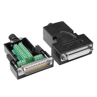 Pure Copper Gold-Plated DB25 Male Head Female Head Solder-Free Head Plug 25 Pin Adapter Wire Termina