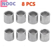 【NOOC】4/8 pcs 10mm LONG ALLOY BEARING SPACER FOR SCOOTER or SKATEBOARD WHEELS 8mm ID
