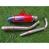 Aun Pipe canister contour open specs exhaust Pipe for Wave 125 Xrm 110/125 Wave 100/110/115 Rs125 Fu