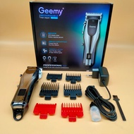 100% Original Geemy GM-6681 Professional Rechargeable Hair Trimmer For Salon-Quality Grooming