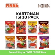 SAMBAL ULEG (CARTON BOX/) BY FINNA FOOD