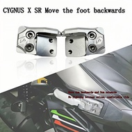 For YAMAHA CYGNUSX XR125/155 modified aluminum alloy passenger foot pedal rear shift seat foot pedal