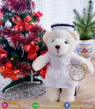 ตุ๊กตาหมี พยาบาล Nurse Teddy Bear ของขวัญรับหมวก ของขวัญพยาบาล ตุ๊กตานุ่มนิ่ม ตุ๊กตาน่ารัก ของขวัญรับปริญญา ของขวัญปัจฉิม ของขวัญให้แฟน