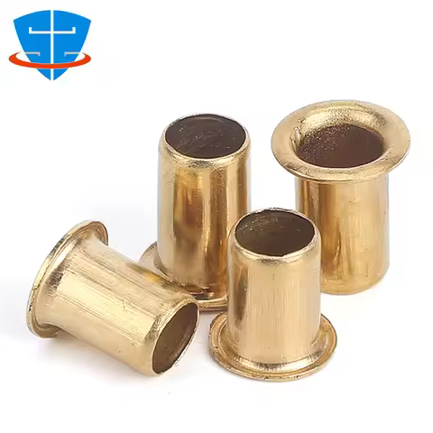 GB876 M0.9 M1.3 M1.5 M1.7 M2 M2.5 M3 M4 M5 M6 Brass Copper Hollow Rivet Circuit Board PCB Nails Thro