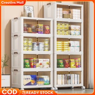 Foldable Storage Cabinet Magnetic Door Megabox Kitchen Cabinet Storage Box Durabox Organizer