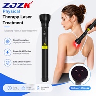 ZJZK 1500mW 808nm Class 4 LLLT Cold Laser Therapy Pen, Handheld Laser Device for Dogs & Pets, Muscle