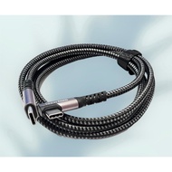 Type-c cable curved to type-c straight 1m5 100w 5a 10gb mh 099 m-pard, 2-lead type-c cable