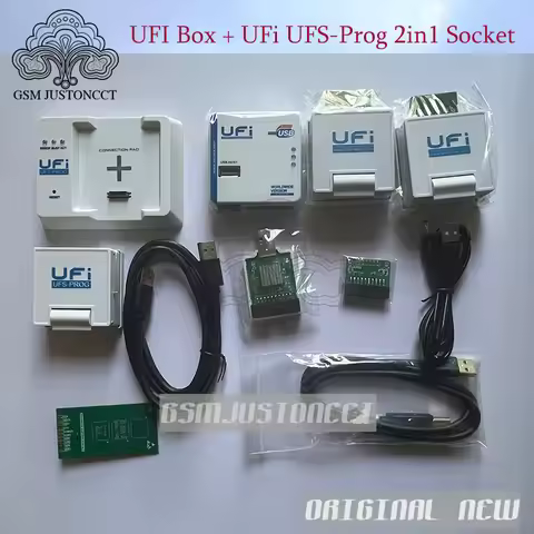 2025 Original New UFI Box Full Set,UFi UFS-Prog ToolBox (UFS BGA 153/254)UFi Box Support eMMC FBGA 1