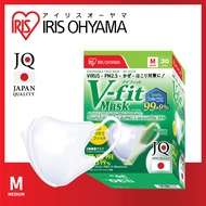 Vfit แบบซอง 7 ชิ้น​ Vfit Size M 30 ชิ้น หน้ากากอนามัย ไอริส โอยามะ Iris Ohyama  V- Fit Mask ใส่สบาย
