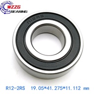 WZZG 4PCS Inch bearing R12-2RS R12ZZ EE6ZZ 19.05*41.275*11.112 mm R12 LLB -Ball Bearing - 3/4x1-5/8x