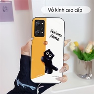 Lucky Cat B Tempered Glass Case Realme C21Y,Realme C25,Realme C25 S,Realme C35 Premium Glass Case