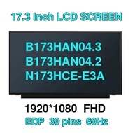 17.3" IPS Laptop LCD Screen NV173FHM-N49 fit B173HAN04.3 B173HAN04.2 N173HCE-E3A E3B Slim Display Pa