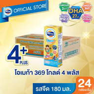 โฟรโมสต์ นม UHT โอเมก้าโกลด์ 1+ และ 4+ รสจืด 180 มล. ลัง 24 กล่อง Foremost omega gold UHT