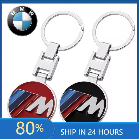2026 Hot Car Sticker 1PCS high quality car badge keychain metal key ring For bmw M Sticker X1 X3 X4 